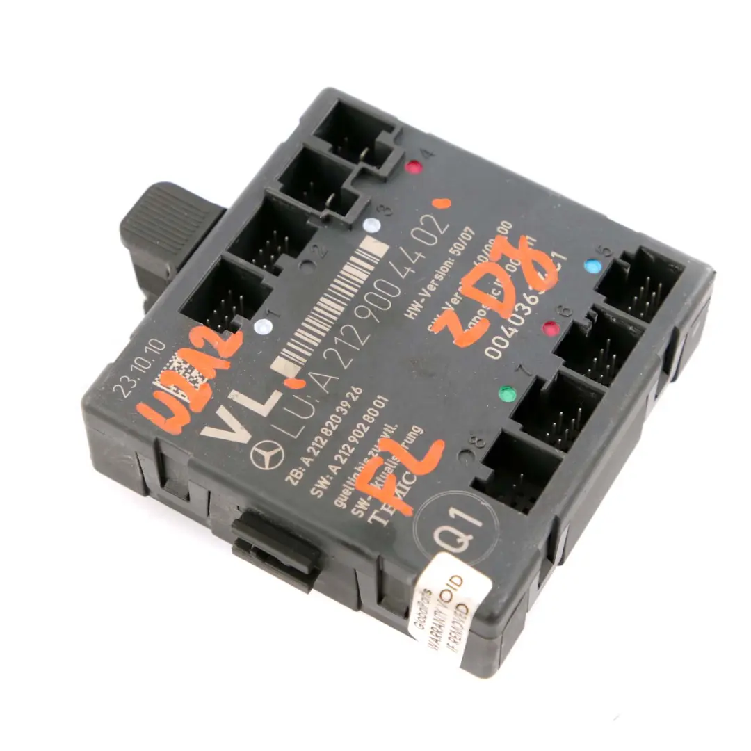 Modulo Porta Mercedes W212 Classe Anteriore Sinistra Unità Controllo per con numero di parte A2129004402 Modulo Porta Mercedes W212 Classe Anteriore Sinistra Unità Controllo - SKU A2129004402 - Numero di parte A2129004402