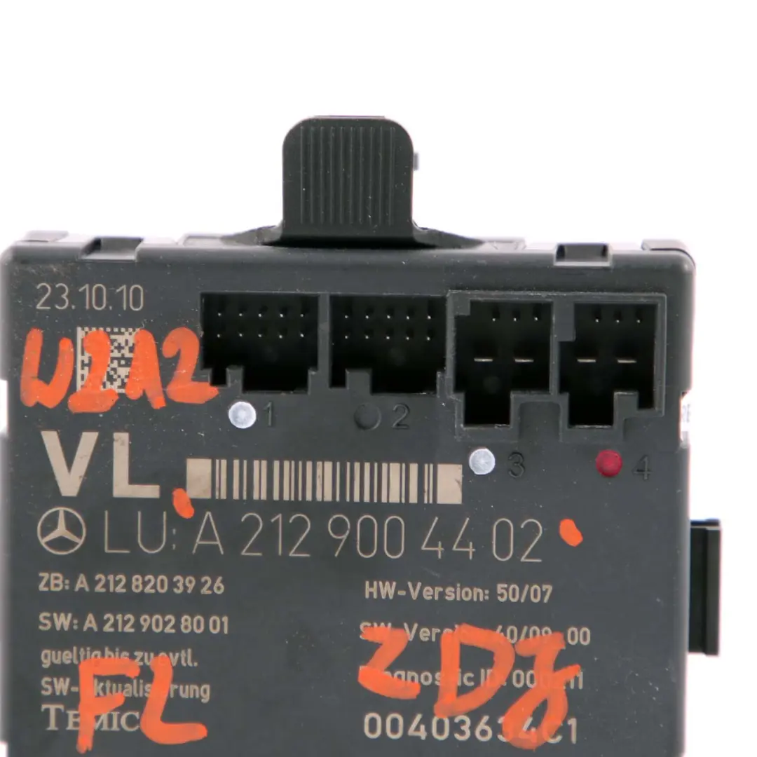  Türmodul Mercedes W212 E-Klasse Vorne Links N/S Steuergerät - SKU A2129004402 - Teilenummer A2129004402
