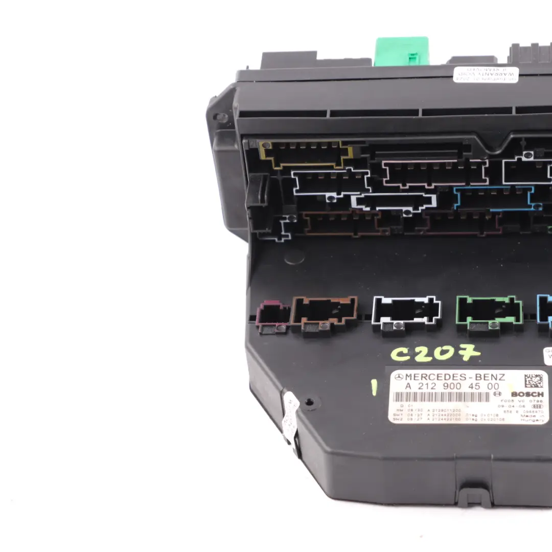 Caja De Fusibles Relé Unidad De Control SAM para Mercedes C207 W212 con número de pieza A2129004500 Mercedes C207 W212 Caja De Fusibles Relé Unidad De Control SAM - SKU A2129004500 - Número de pieza A2129004500