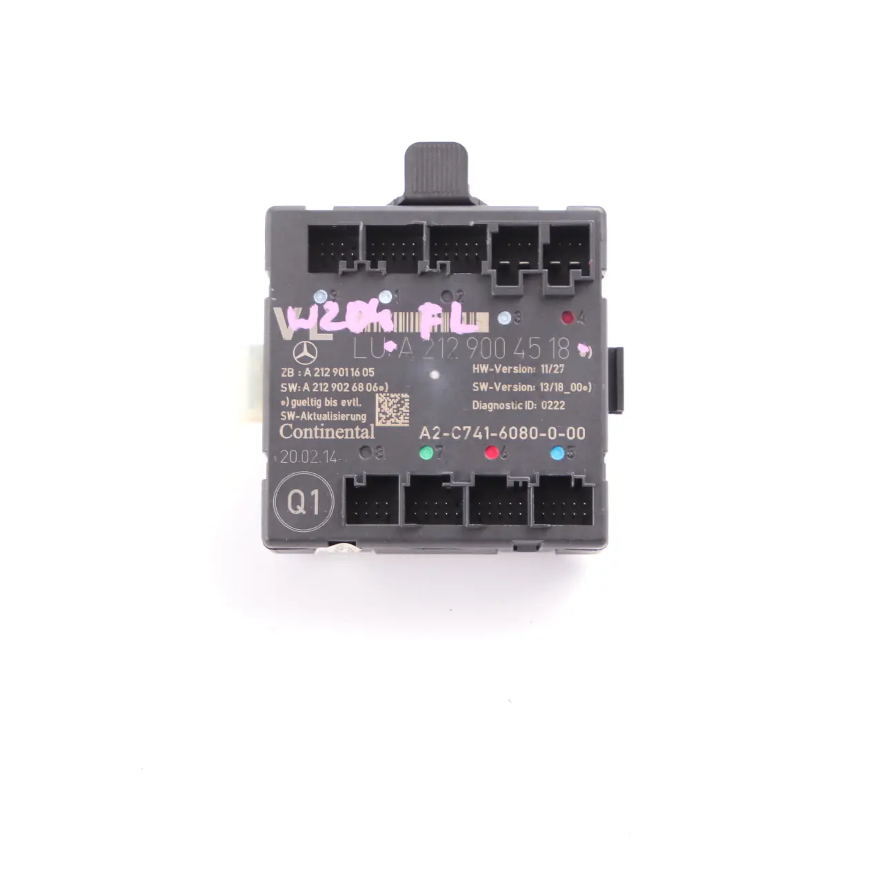 Door Control Unit Mercedes W204 W207 W212 Front Left N/S Module ECU A2129004518