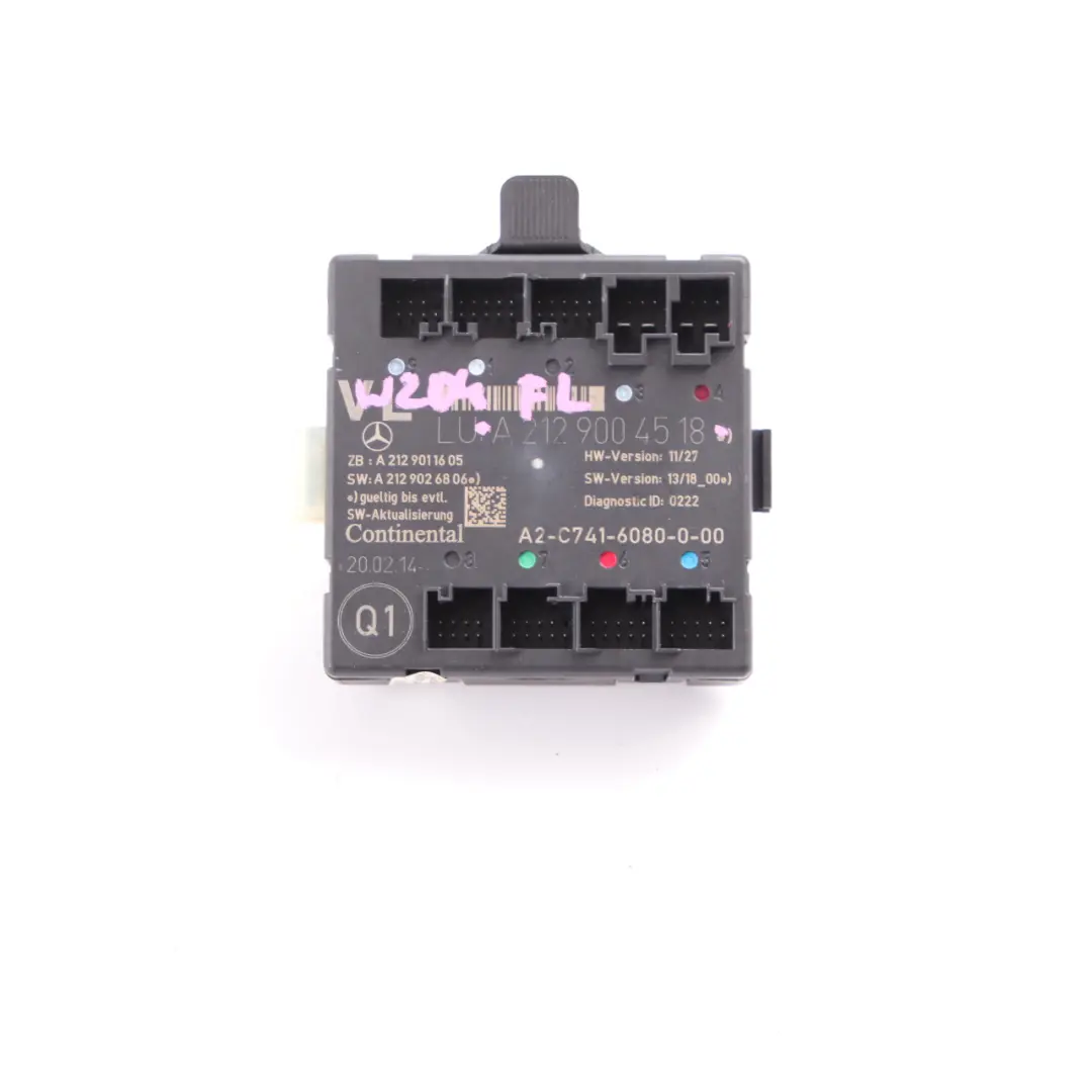  Tür Steuergerät Mercedes W204 W207 W212 Vorne Links Modul ECU - SKU A2129004518 - Teilenummer A2129004518