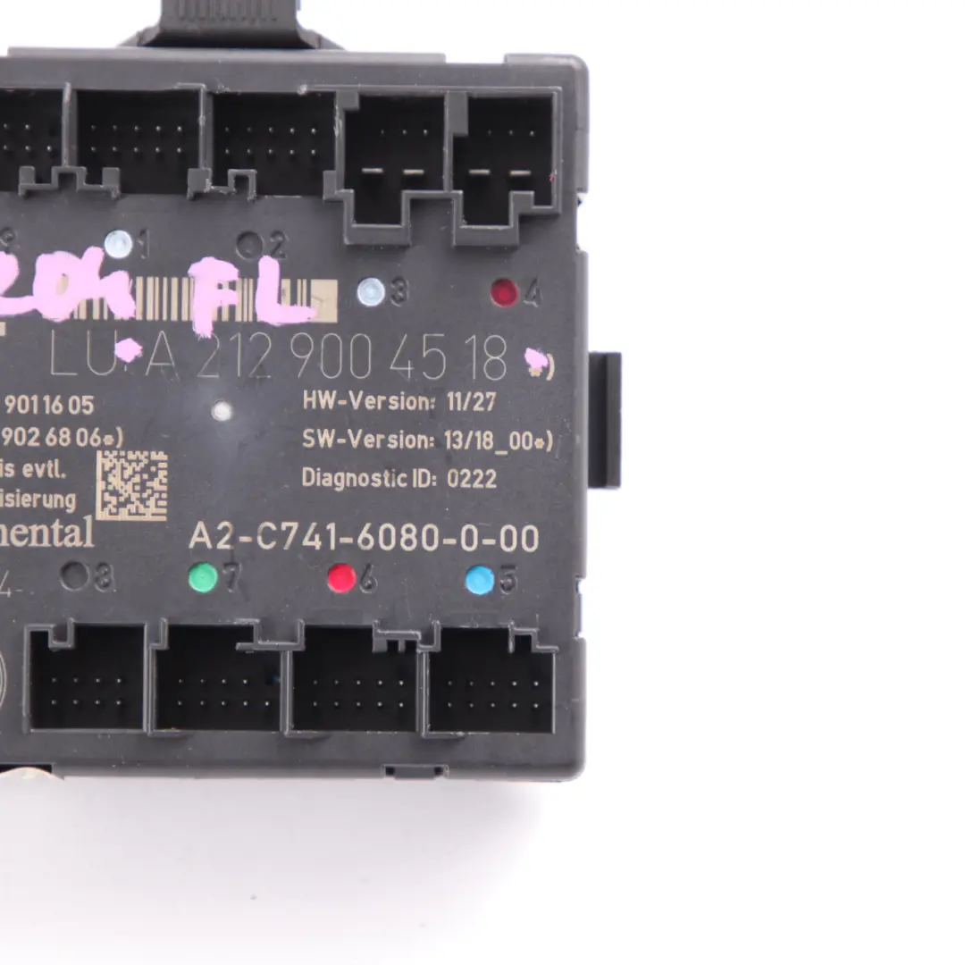 Mercedes W204 Unité De Contrôle Des Portes Avant Gauche Module ECU - SKU A2129004518 - Numéro de pièce A2129004518