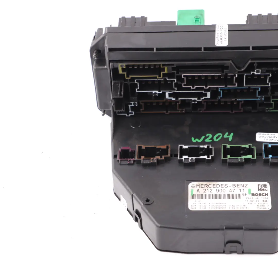 Mercedes W204 W212 Front Fuse Box Relay Control Unit SAM Module - SKU A2129004711 - Part number A2129004711