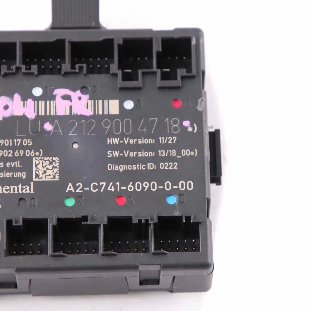 Türmodul Mercedes W212 Vorne Rechts Steuergerät Modul für mit Teilenummer A2129004718 Türmodul Mercedes W212 Vorne Rechts Steuergerät Modul - SKU A2129004718 - Teilenummer A2129004718