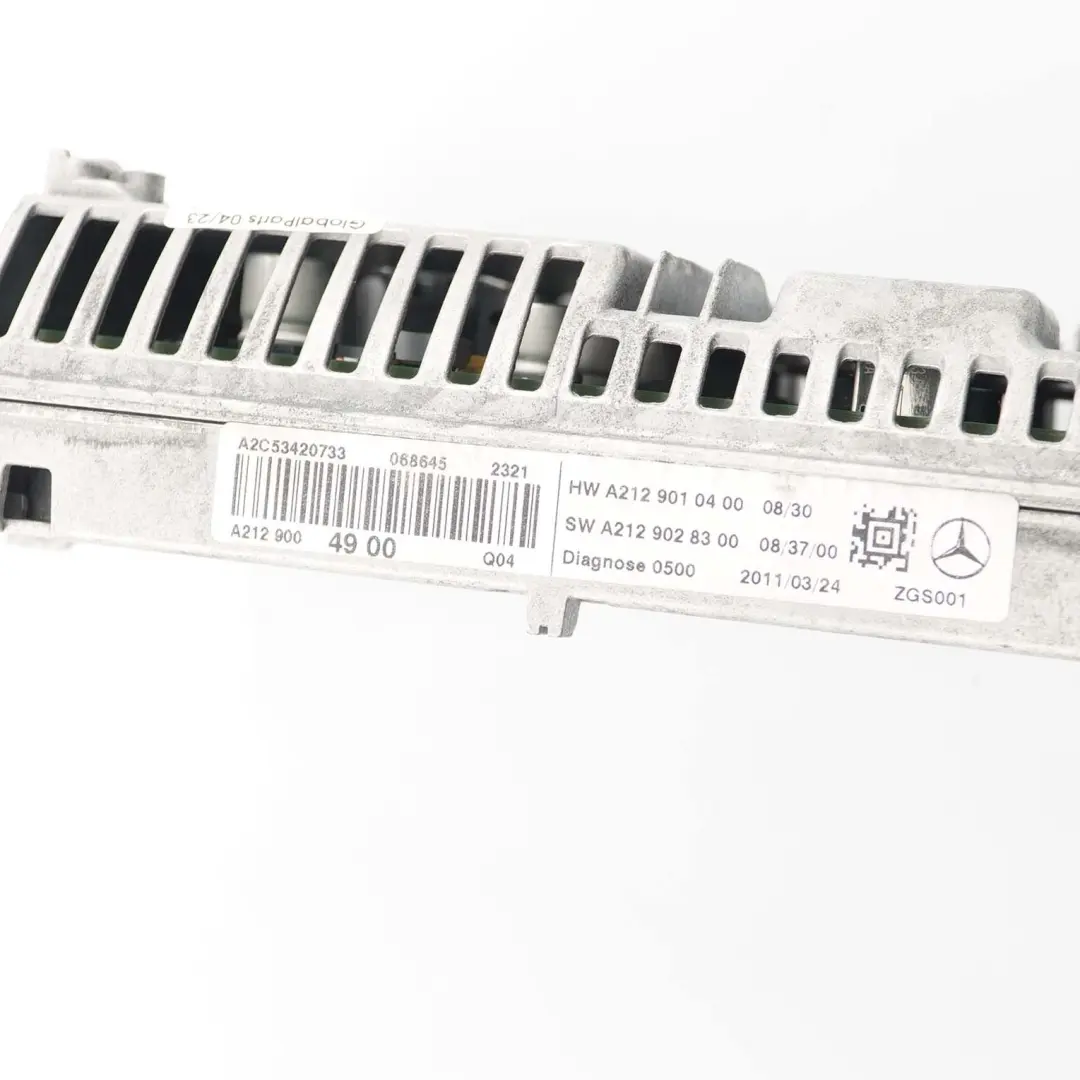 Información Navegación Pantalla Salpicadero para Mercedes W212 con número de pieza A2129004900 Mercedes W212 Información Navegación Pantalla Salpicadero - SKU A2129004900-1 - Número de pieza A2129004900