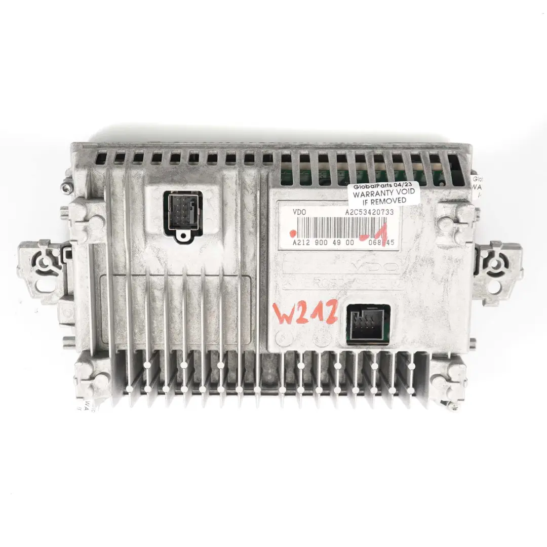  Display Screen Mercedes W212 Information Navigation Dashboard - SKU A2129004900-1 - Part number A2129004900
