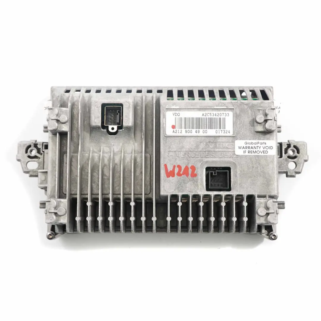 Mercedes W212 Displayanzeige Information Navigation Armaturenbrett - SKU A2129004900 - Teilenummer A2129004900