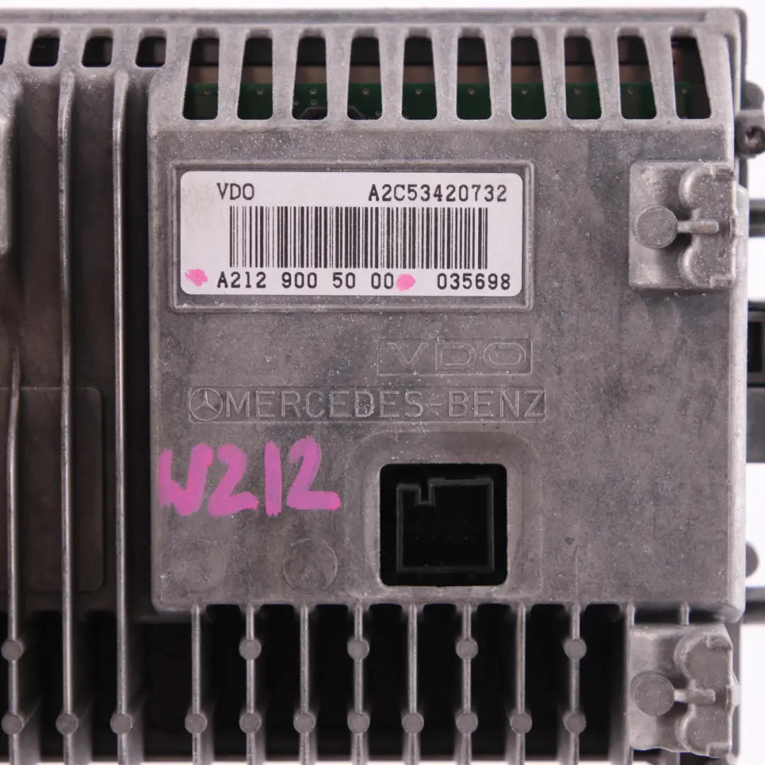 Pantalla Navegacion Mercedes W212 Unidad Central Navegacion Satelite para con número de pieza A2129005000 Pantalla Navegacion Mercedes W212 Unidad Central Navegacion Satelite - SKU A2129005000 - Número de pieza A2129005000