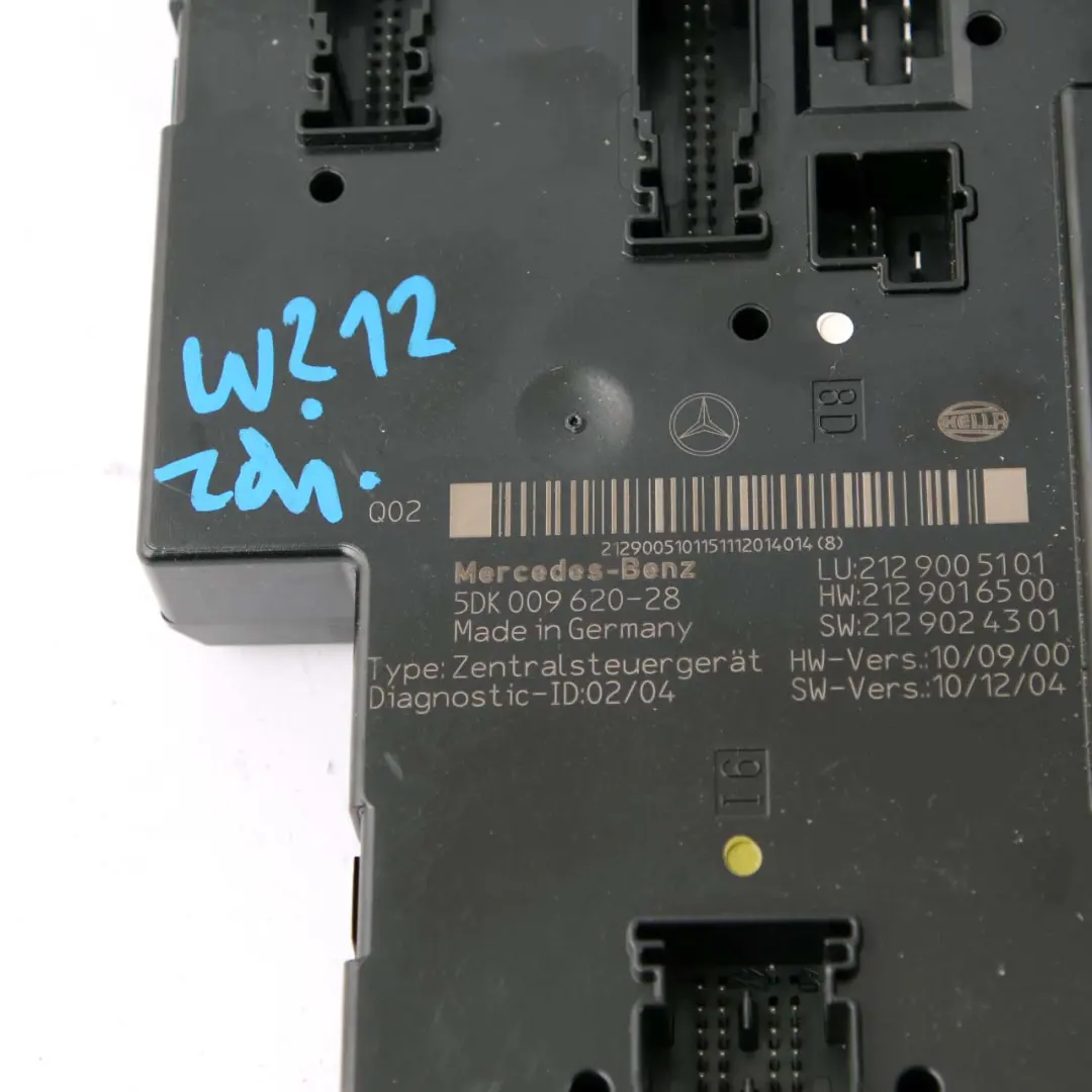  Fuse Box Mercedes W212 Rear SAM Relay Fuse Box Control Module - SKU A2129005101 - Part number A2129005101
