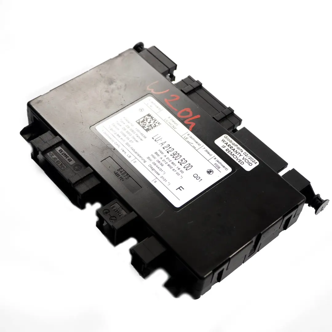 Sitz modul Mercedes W204 W212 Speicher Steuergerät Fahrerseite für mit Teilenummer A2129005200 Sitz modul Mercedes W204 W212 Speicher Steuergerät Fahrerseite - SKU A2129005200 - Teilenummer A2129005200