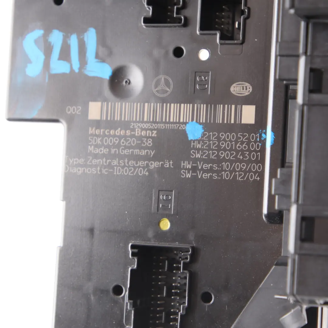 Fuse Box Rear Relay Control Unit Module SAM to Mercedes W212 Estate with Part number A2129005201 Mercedes W212 Estate Fuse Box Rear Relay Control Unit Module SAM - SKU A2129005201 - Part number A2129005201