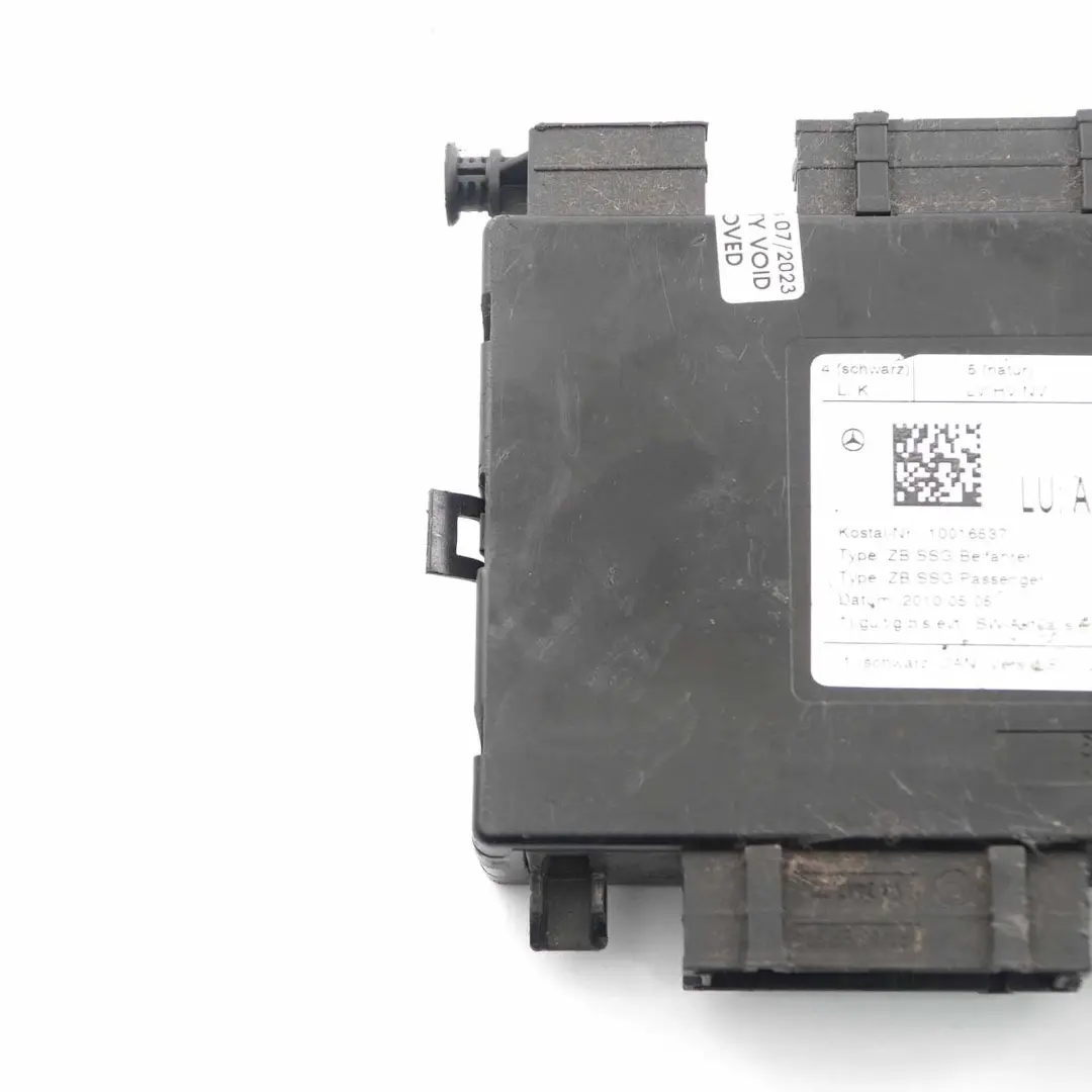 Seat Module Mercedes W204 W212 Control Unit Front Left Right N/O/S - SKU A2129005300 - Part number A2129005300