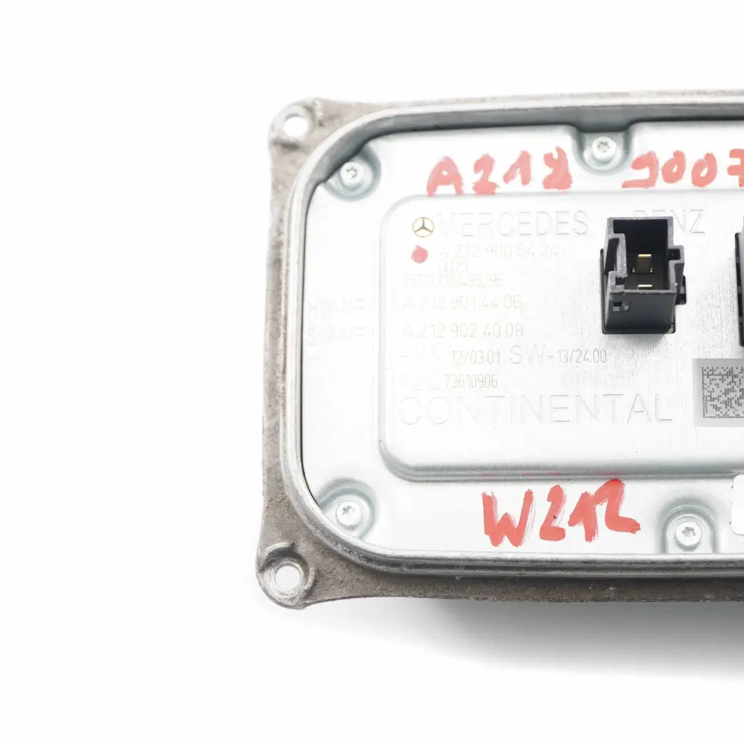 Headlight Module Mercedes W207 W212 Ballast LED Control Unit Front to with Part number A2129005424 Headlight Module Mercedes W207 W212 Ballast LED Control Unit Front - SKU A2129005424 - Part number A2129005424