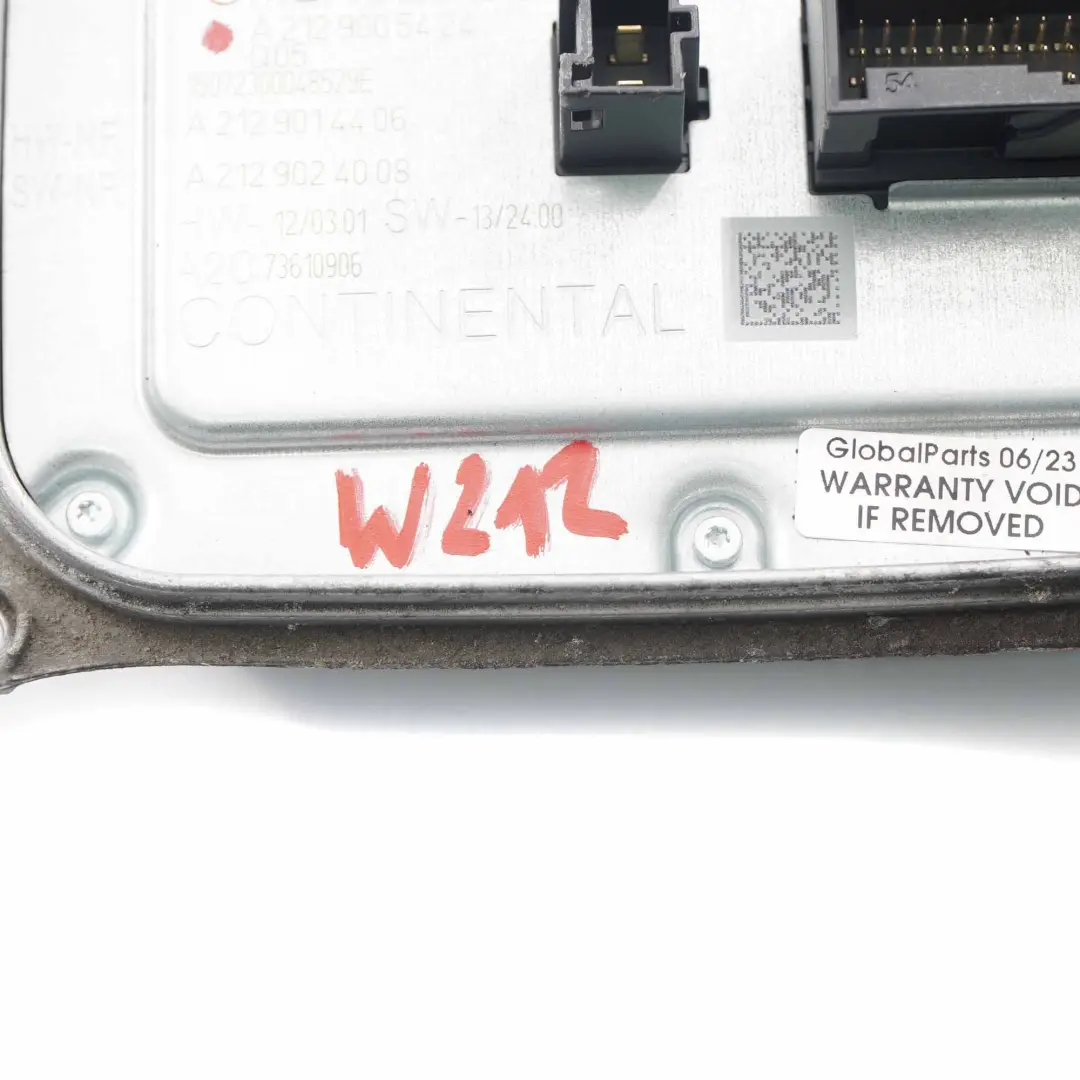 Module Phares Mercedes W207 W212 Unité contrôle LED du ballast Avant pour à propos du numéro de pièce A2129005424 Module Phares Mercedes W207 W212 Unité contrôle LED du ballast Avant - SKU A2129005424 - Numéro de pièce A2129005424