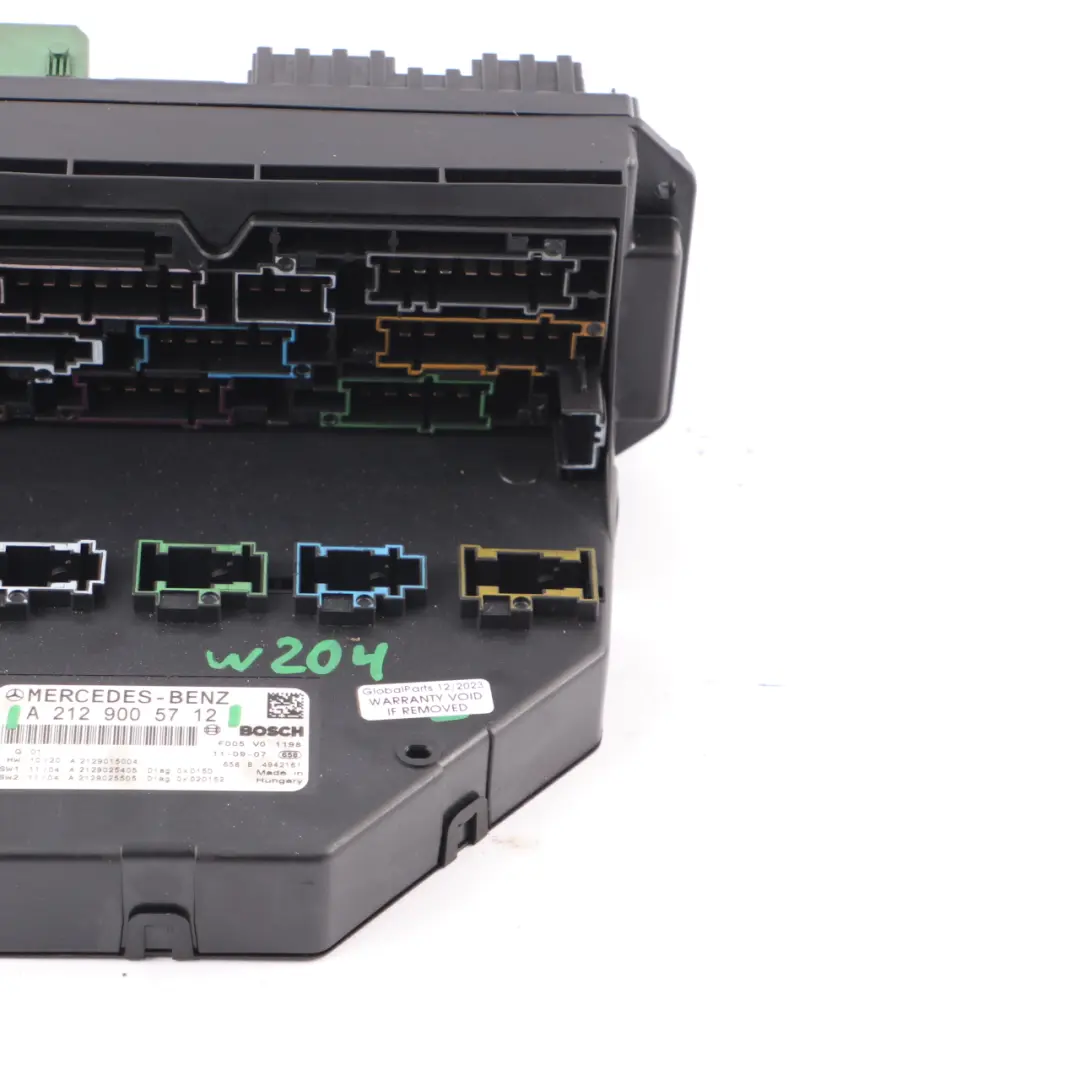Mercedes W204 Boîte fusibles avant relais Module contrôle Same - SKU A2129005712 - Numéro de pièce A2129005712