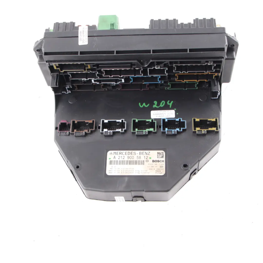 SAM Módulo Caja Fusibles Relé Unidad Control para Mercedes S204 Estate con número de pieza A2129005812 Mercedes S204 Estate SAM Módulo Caja Fusibles Relé Unidad Control - SKU A2129005812 - Número de pieza A2129005812