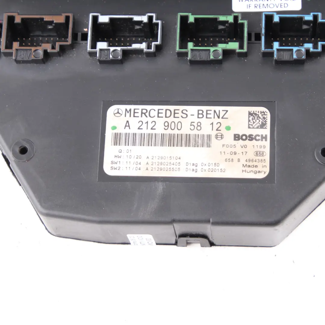 Mercedes S204 Estate Modulo SAM Scatola Fusibili Relay Control Unit - SKU A2129005812 - Numero di parte A2129005812