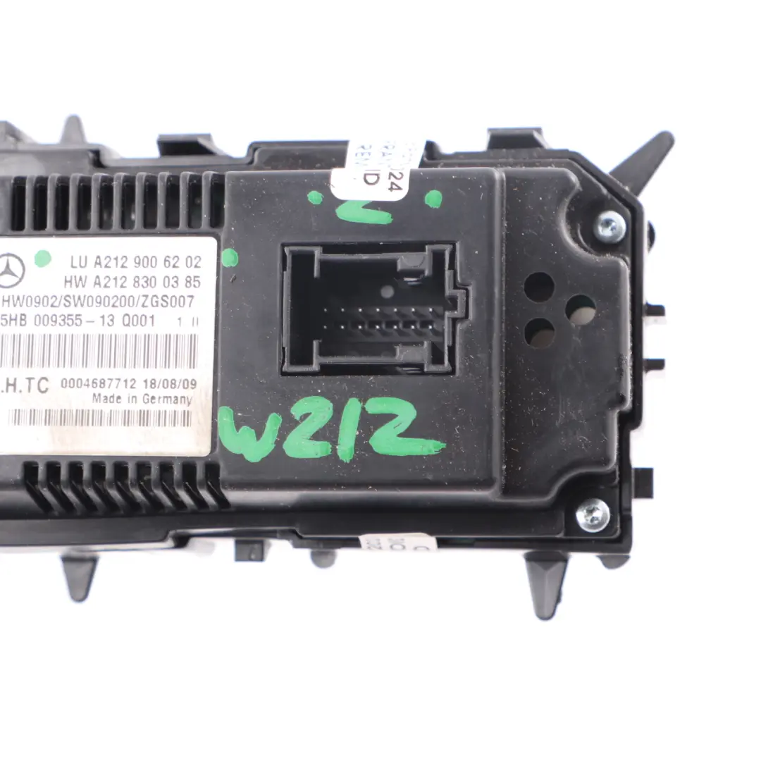 Conditioning Panel Mercedes C207 W212 Climate Control Switch to Air with Part number A2129006202 Air Conditioning Panel Mercedes C207 W212 Climate Control Switch - SKU A2129006202 - Part number A2129006202