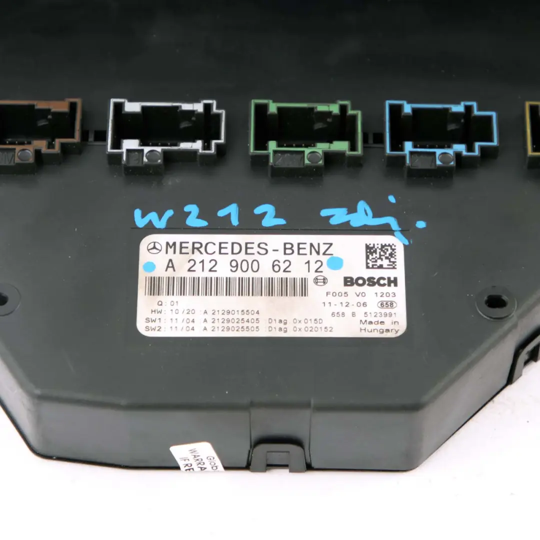  SAM Module Mercedes W204 W212 Control Unit Electrical Fuse Box Unit - SKU A2129006212 - Part number A2129006212