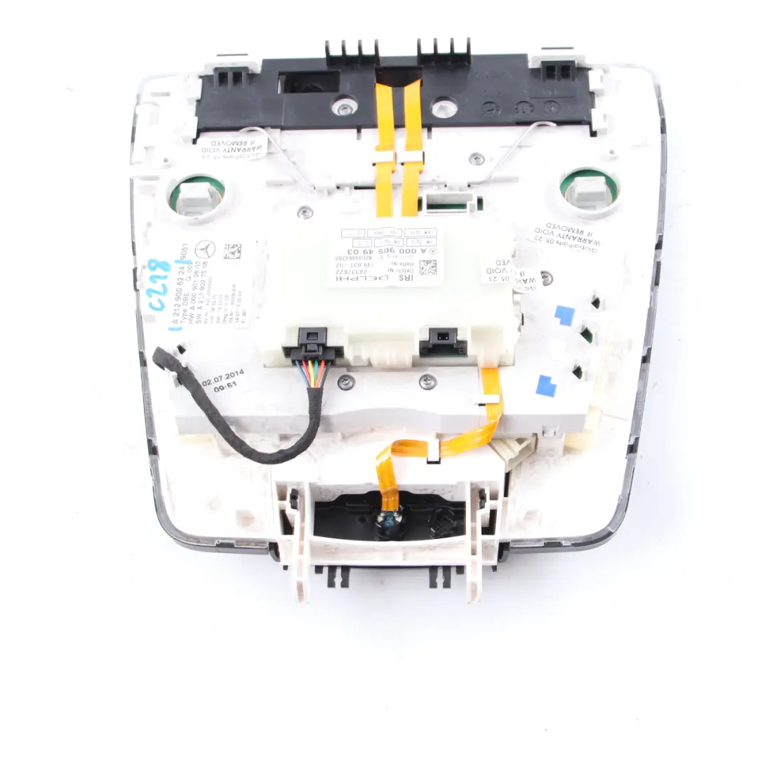 Roof Light Mercedes W212 W218 Reading Lamp Interior Switch Panel to with Part number A2129006224 Roof Light Mercedes W212 W218 Reading Lamp Interior Switch Panel - SKU A2129006224 - Part number A2129006224
