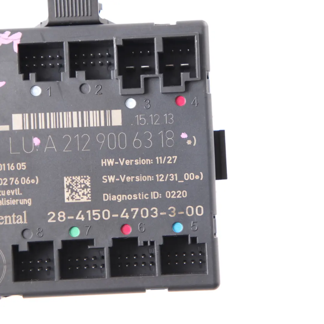 Türmodul vorne links Steuergerät Modul für Mercedes W204 W212 mit Teilenummer A2129006318 Mercedes W204 W212 Türmodul vorne links Steuergerät Modul - SKU A2129006318 - Teilenummer A2129006318