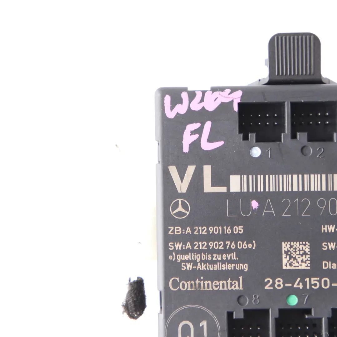 Mercedes W204 W212 Module porte Module unité contrôle avant gauche - SKU A2129006318 - Numéro de pièce A2129006318