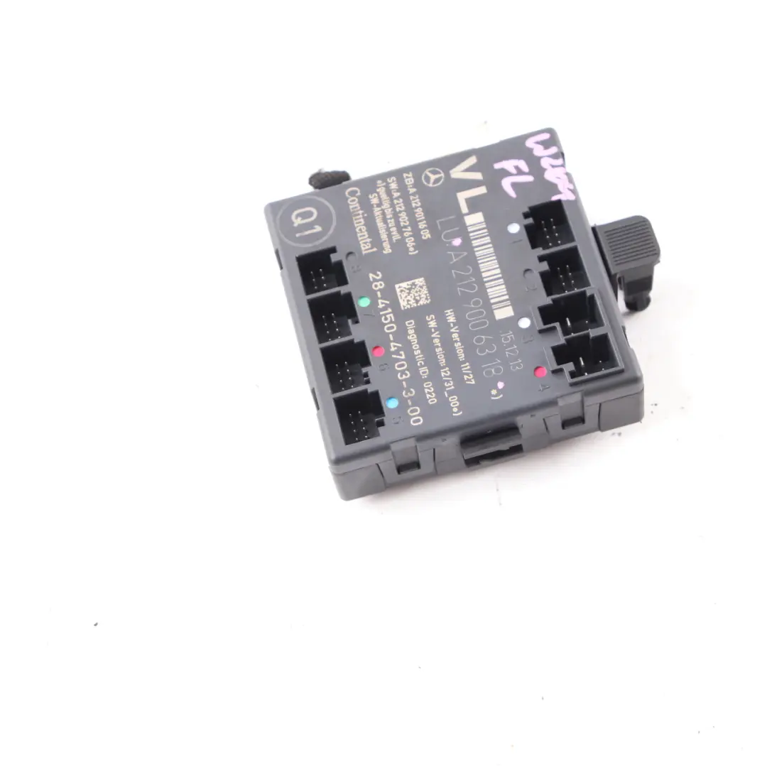 Mercedes W204 W212 Module porte Module unité contrôle avant gauche - SKU A2129006318 - Numéro de pièce A2129006318