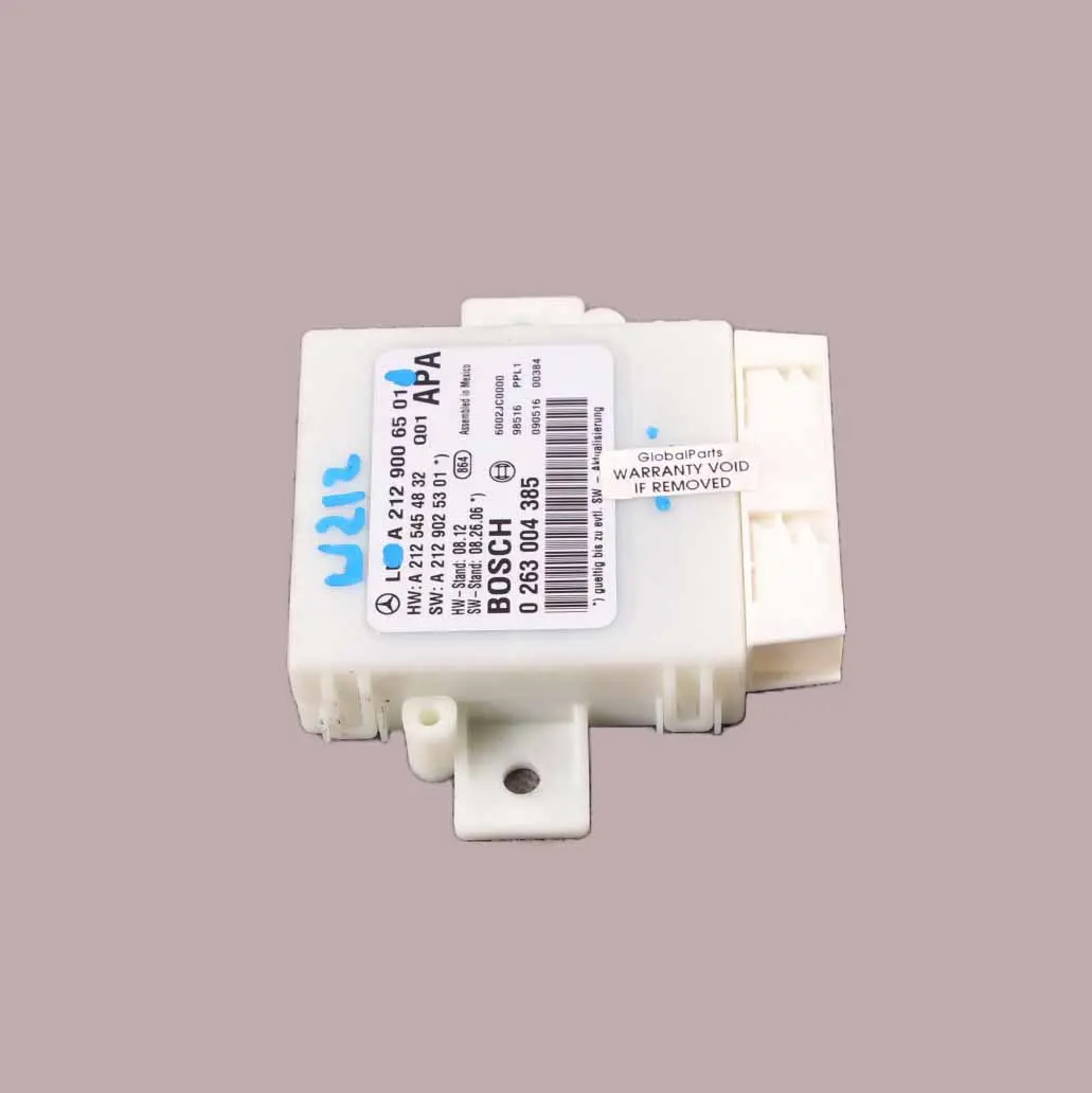 PDC Aparcamiento Distancia Control Unidad Sensor para Mercedes W212 con número de pieza A2129006501 Mercedes W212 PDC Aparcamiento Distancia Control Unidad Sensor - SKU A2129006501 - Número de pieza A2129006501