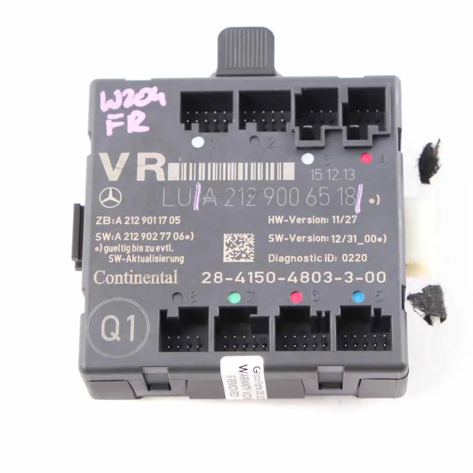  Door Module Mercedes W204 W207 W212 Front Right O/S Control Unit - SKU A2129006518 - Part number A2129006518