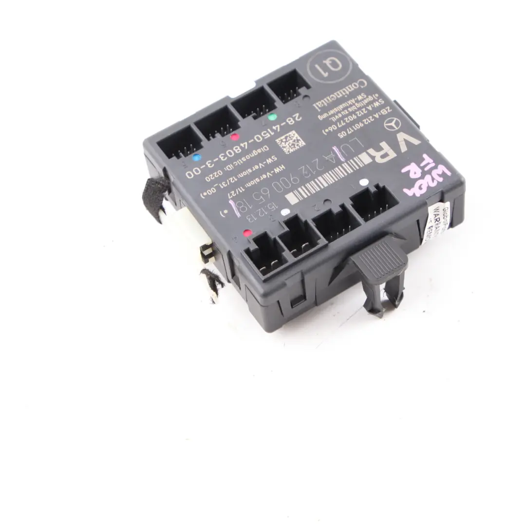  Door Module Mercedes W204 W207 W212 Front Right O/S Control Unit - SKU A2129006518 - Part number A2129006518