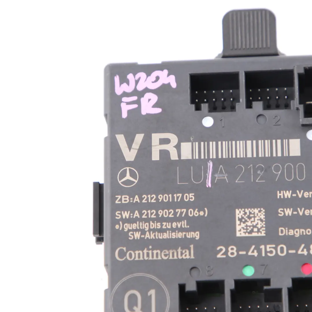  Door Module Mercedes W204 W207 W212 Front Right O/S Control Unit - SKU A2129006518 - Part number A2129006518