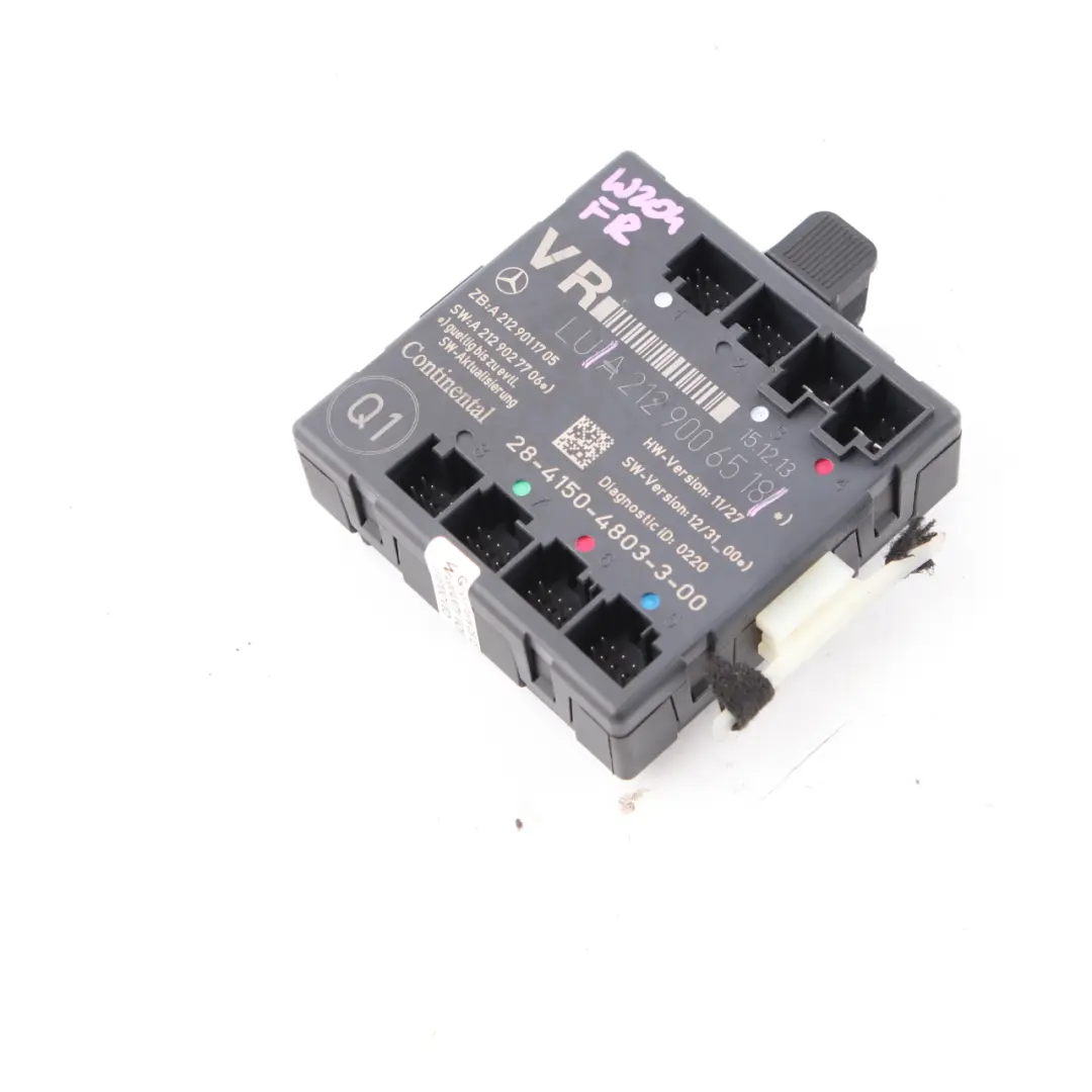 Türmodul Mercedes W204 W207 W212 vorne rechts Steuergerät für mit Teilenummer A2129006518 Türmodul Mercedes W204 W207 W212 vorne rechts Steuergerät - SKU A2129006518 - Teilenummer A2129006518