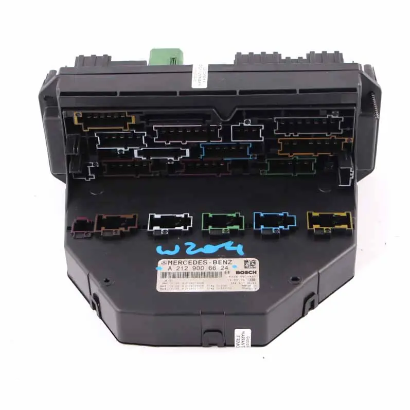 Caja fusibles Mercedes W204 Módulo unidad control relé frontal SAM para con número de pieza A2129006624 Caja fusibles Mercedes W204 Módulo unidad control relé frontal SAM - SKU A2129006624 - Número de pieza A2129006624