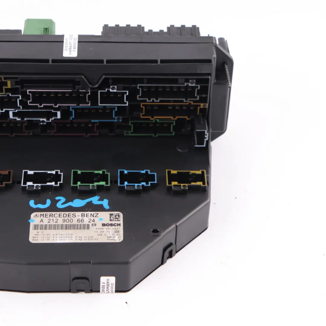  Boîte fusibles Mercedes W204 Module l'unité relais avant SAM - SKU A2129006624 - Numéro de pièce A2129006624
