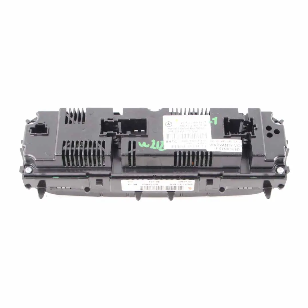A/C Air Con Climate Heater Control Unit Switch Panel to Mercedes W212 with Part number A2129006827 Mercedes W212 A/C Air Con Climate Heater Control Unit Switch Panel - SKU A2129006827-1 - Part number A2129006827