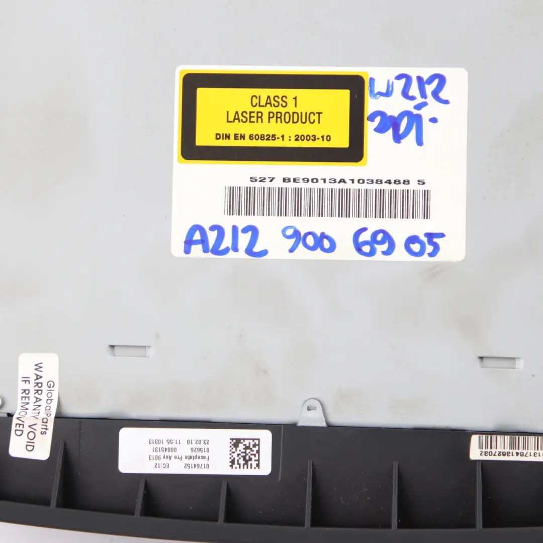 Mercedes W212 Comand Radio Head Unit CD DVD Player - SKU A2129006905 - Part number A2129006905
