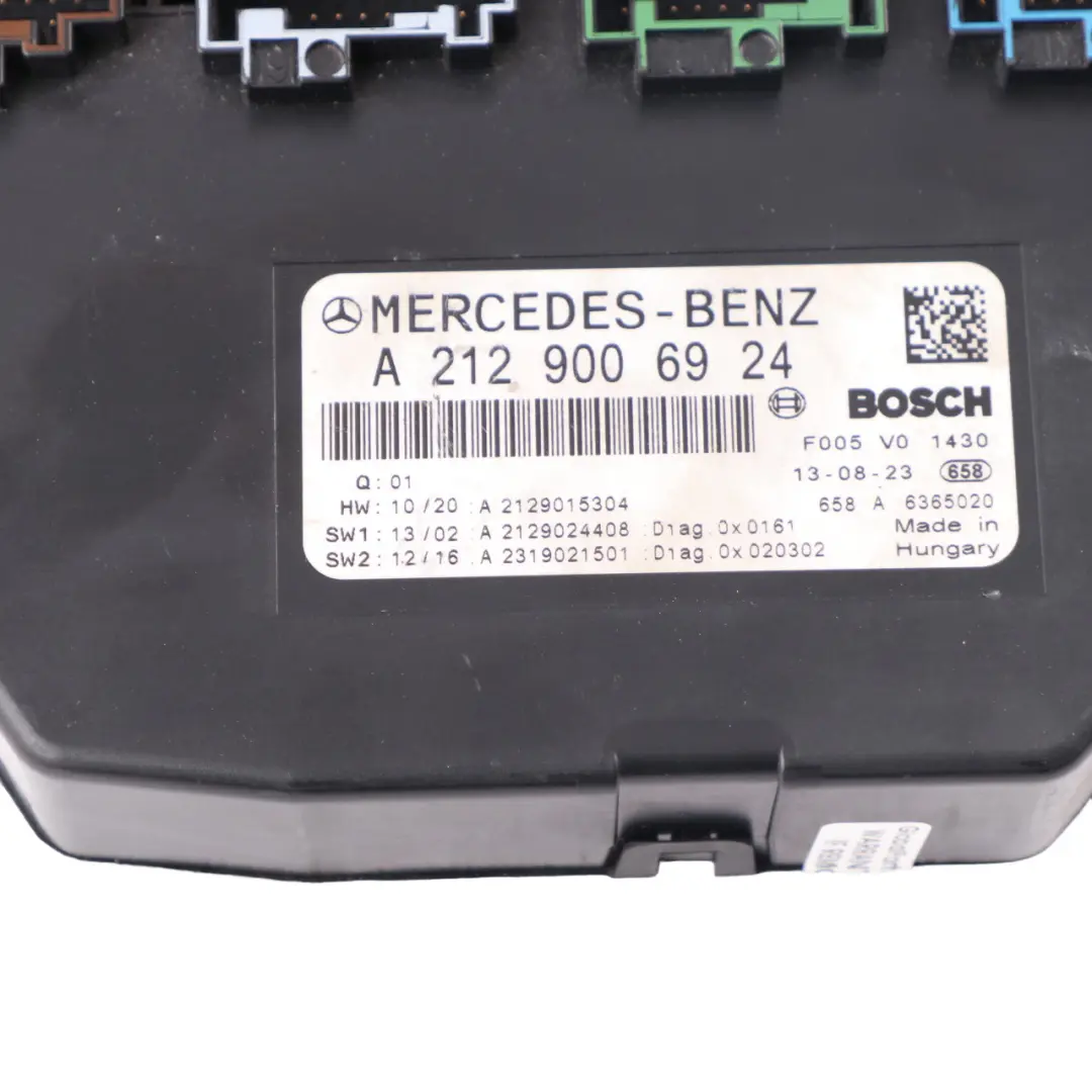 W207 W212 SAM Modul Sicherungs kasten Relais Steuergerät für Mercedes mit Teilenummer A2129006924 Mercedes W207 W212 SAM Modul Sicherungs kasten Relais Steuergerät - SKU A2129006924 - Teilenummer A2129006924
