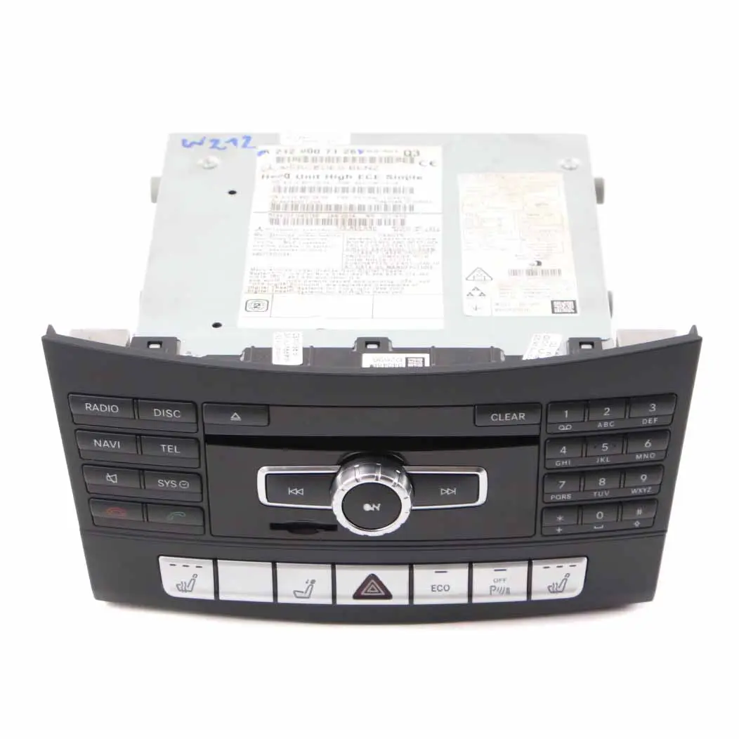 Radio Head Unit Mercedes W207 W212 COMAND Navi CD Player Navigation to with Part number A2129007126 Radio Head Unit Mercedes W207 W212 COMAND Navi CD Player Navigation - SKU A2129007126 - Part number A2129007126