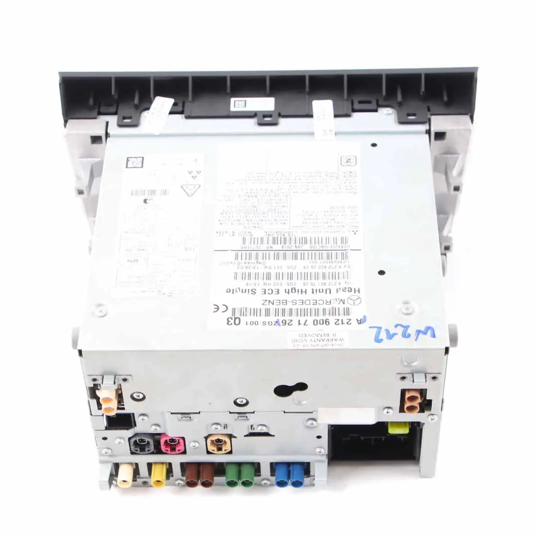 Radio Head Unit Mercedes W207 W212 COMAND Navi CD Player Navigation to with Part number A2129007126 Radio Head Unit Mercedes W207 W212 COMAND Navi CD Player Navigation - SKU A2129007126 - Part number A2129007126