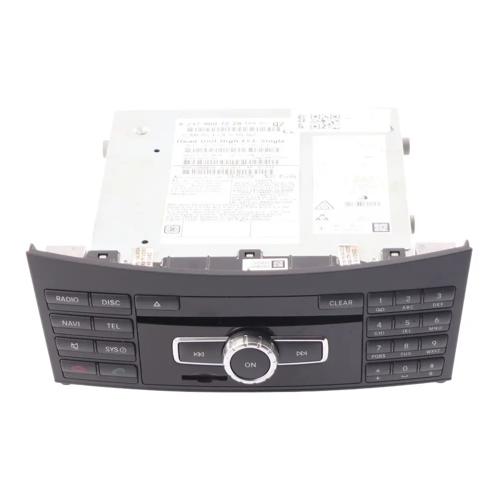 Radio Comand Control Unidad Principal Navegación Mercedes C207 W212 - SKU A2129007225 - Número de pieza A2129007225