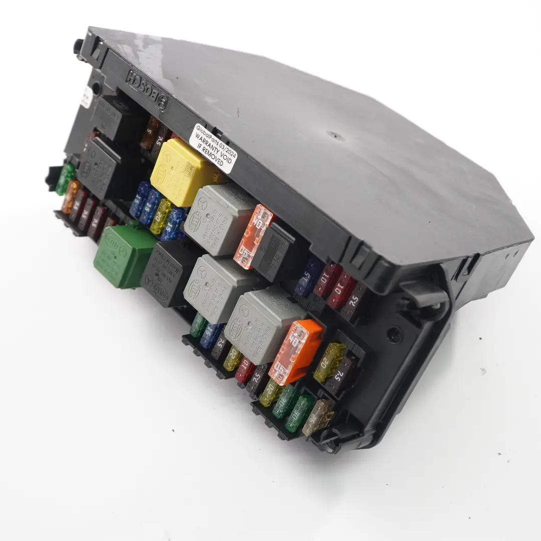 benzina M271 Scatola dei fusibili Modulo di controllo relè SAM per Mercedes SLK R171 con numero di parte A2129007324 Mercedes SLK R171 benzina M271 Scatola dei fusibili Modulo di controllo relè SAM - SKU A2129007324 - Numero di parte A2129007324