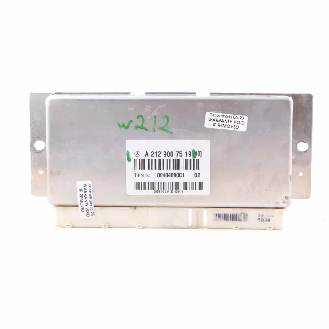 W218 Air Suspension Level Control Unit Module Airmatic to Mercedes W212 with Part number A2129007519 Mercedes W212 W218 Air Suspension Level Control Unit Module Airmatic - SKU A2129007519 - Part number A2129007519