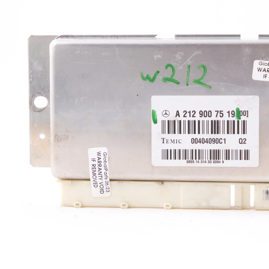 W218 Air Suspension Level Control Unit Module Airmatic to Mercedes W212 with Part number A2129007519 Mercedes W212 W218 Air Suspension Level Control Unit Module Airmatic - SKU A2129007519 - Part number A2129007519
