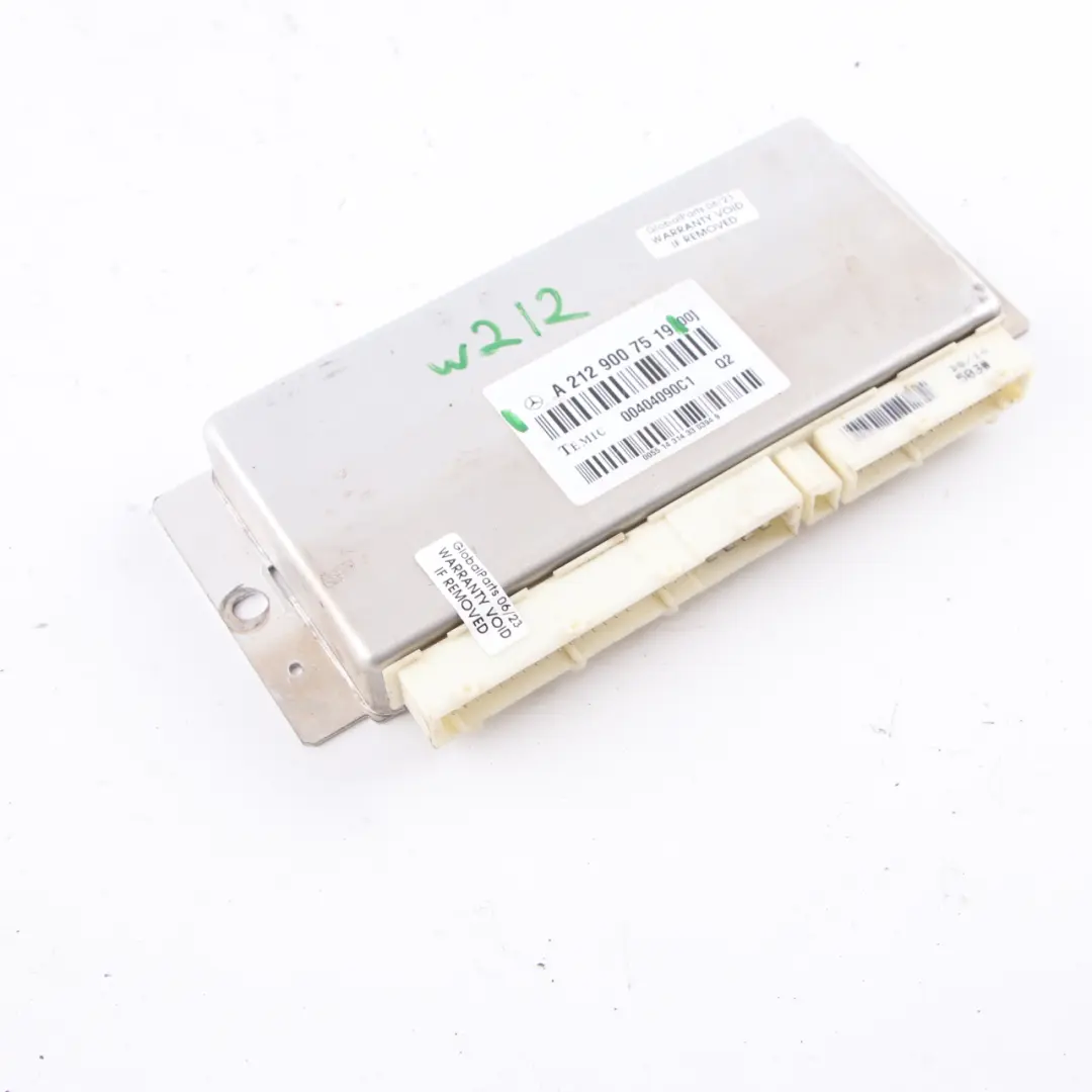 W218 Air Suspension Level Control Unit Module Airmatic to Mercedes W212 with Part number A2129007519 Mercedes W212 W218 Air Suspension Level Control Unit Module Airmatic - SKU A2129007519 - Part number A2129007519
