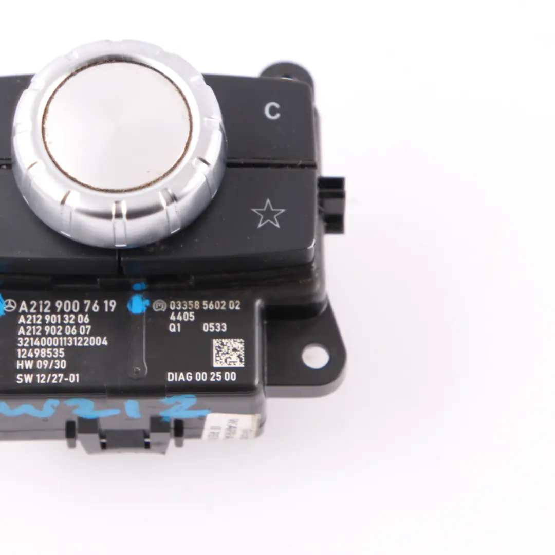 Mercedes W212 Pannelo controllo Comand Navi CD Interruttore pulsante - SKU A2129007619 - Numero di parte A2129007619