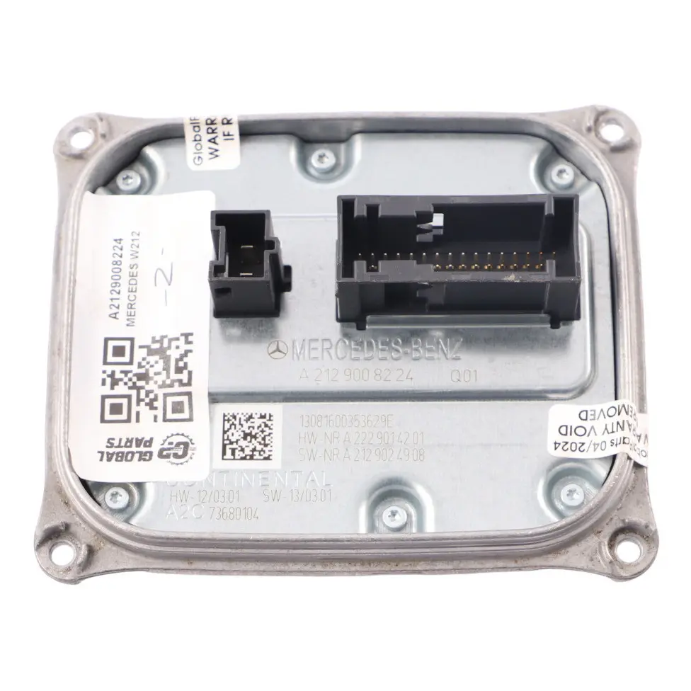 Module de contrôle des phares Mercedes W207 W212 Unité pour à propos du numéro de pièce A2129008224 Module de contrôle des phares Mercedes W207 W212 Unité - SKU A2129008224 - Numéro de pièce A2129008224