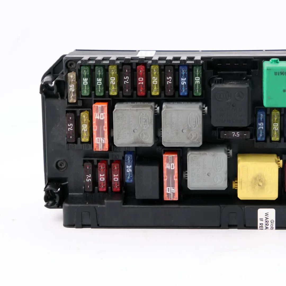 Fuse Box Control Unit Module SAM Relay Box to Mercedes W212 with Part number A2129008307 Mercedes W212 Fuse Box Control Unit Module SAM Relay Box - SKU A2129008307 - Part number A2129008307