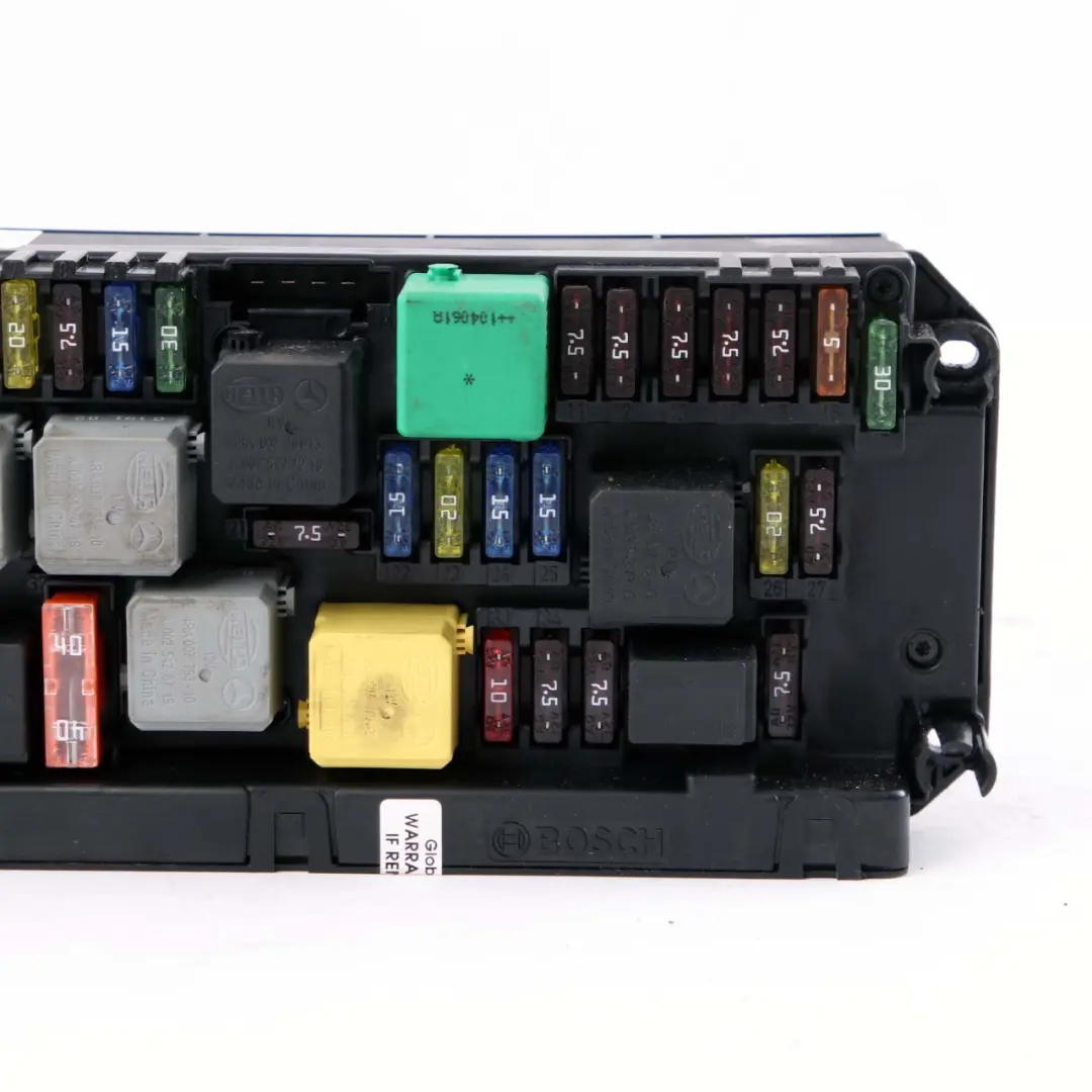 Capó Caja Fusibles Módulo SAM Relé para Mercedes W212 con número de pieza A2129008307 Mercedes W212 Capó Caja Fusibles Módulo SAM Relé - SKU A2129008307 - Número de pieza A2129008307