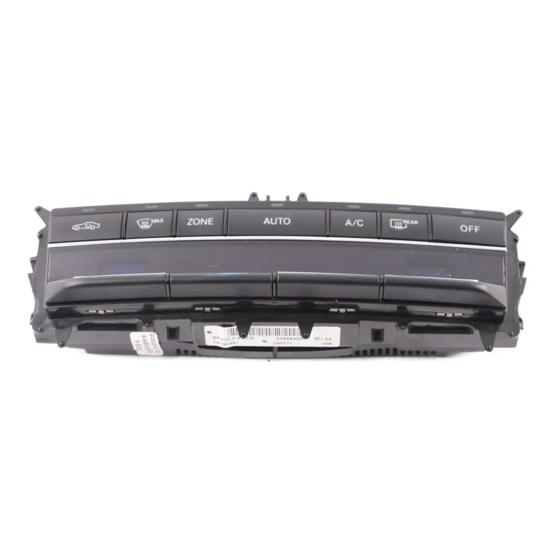 Mercedes W212 Air Conditioning Unit Climate Control Switch Panel - SKU A2129008608-2 - Part number A2129008608