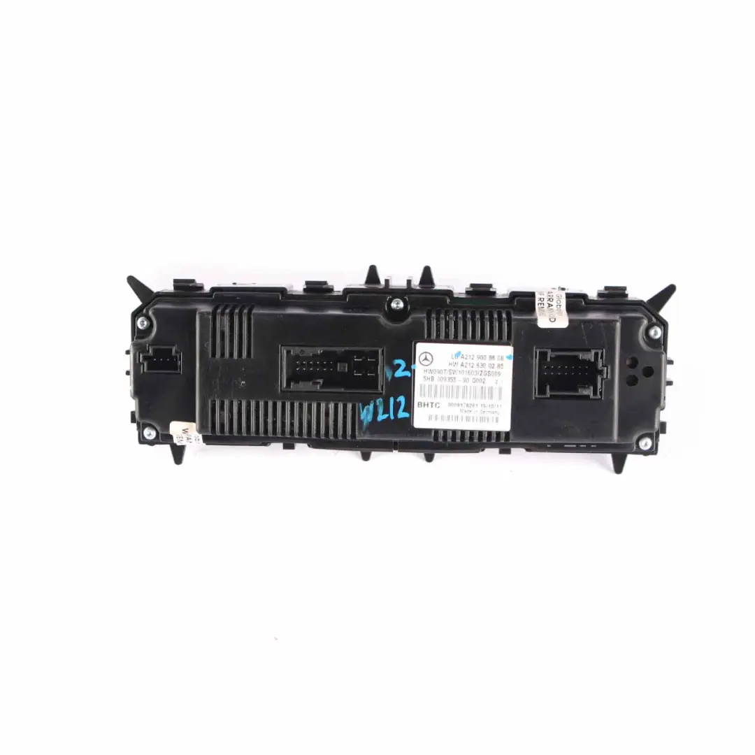 Mercedes W212 Air Conditioning Unit Climate Control Switch Panel - SKU A2129008608 - Part number A2129008608